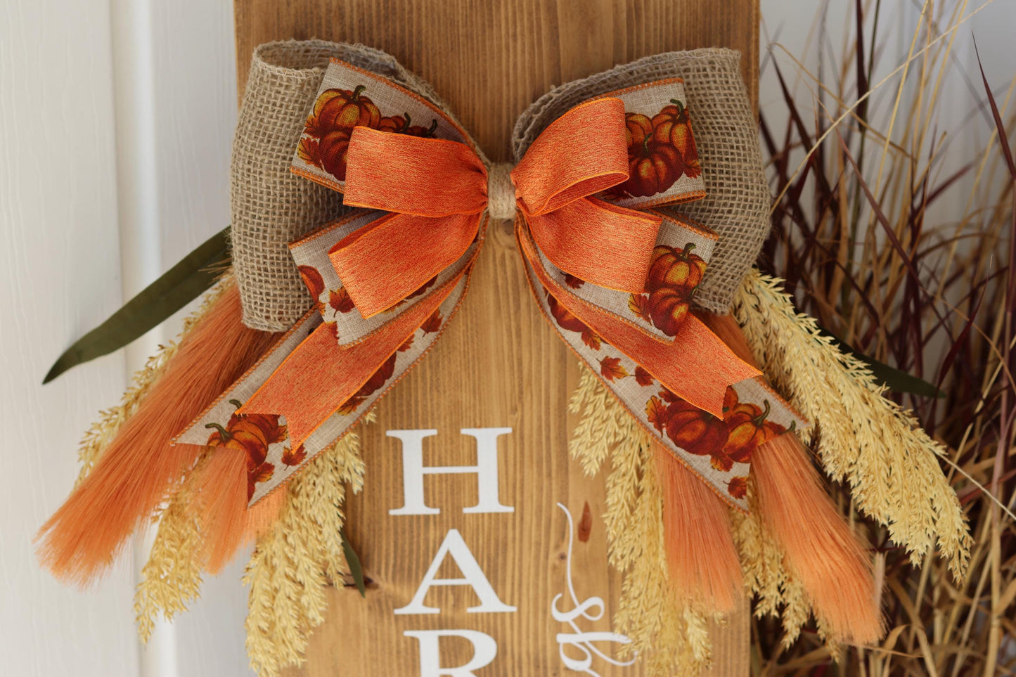 Harvest Blessings Porch Leaner Sign