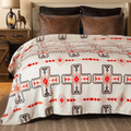 *Wrangler Santa Fe Sun Plush Bed Blanket
