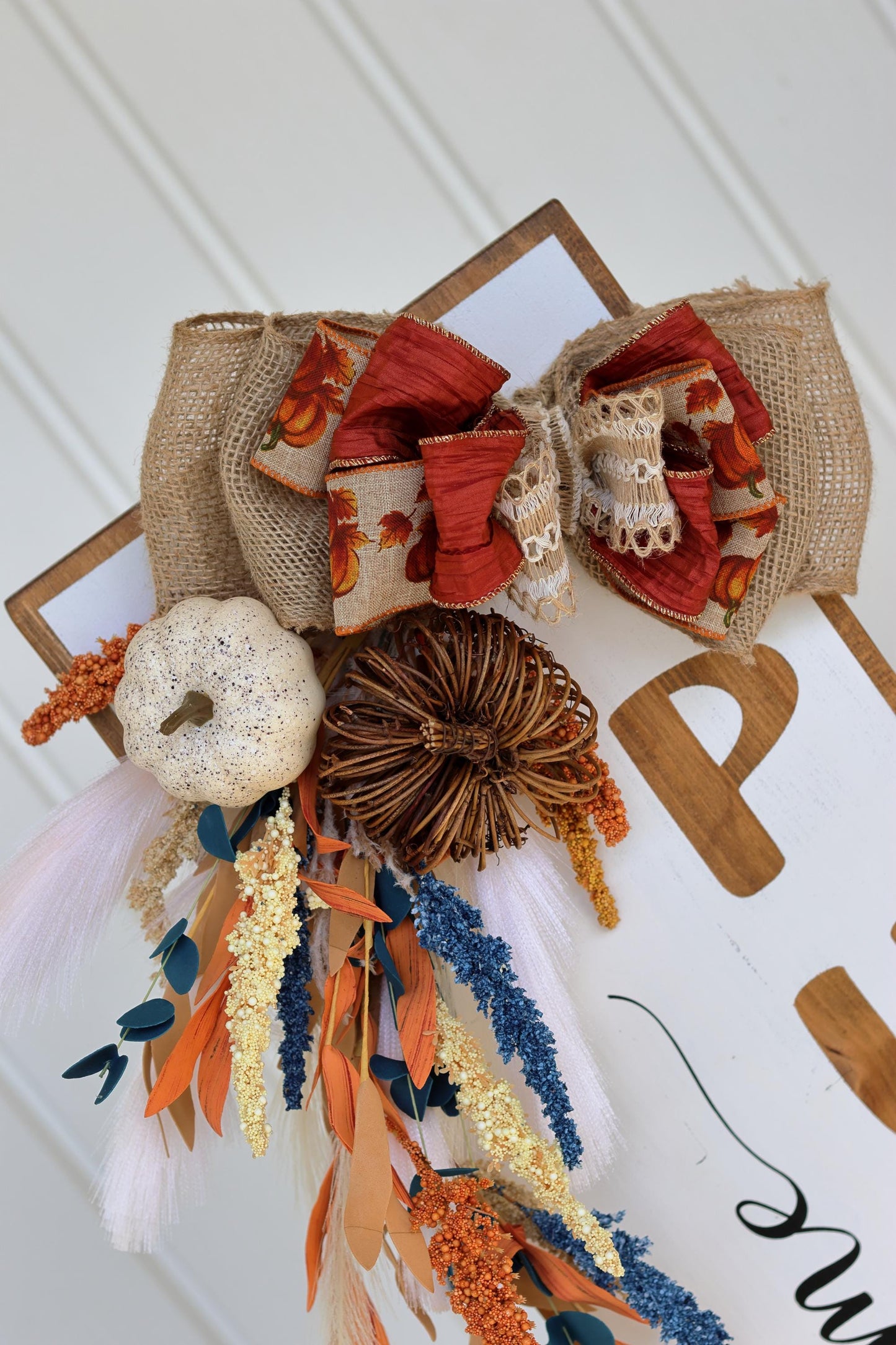 Welcome Home Pumpkin Porch Sign