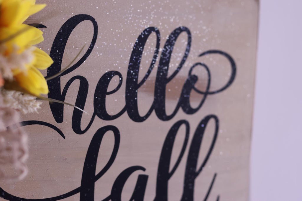 Hello Fall Small Sign