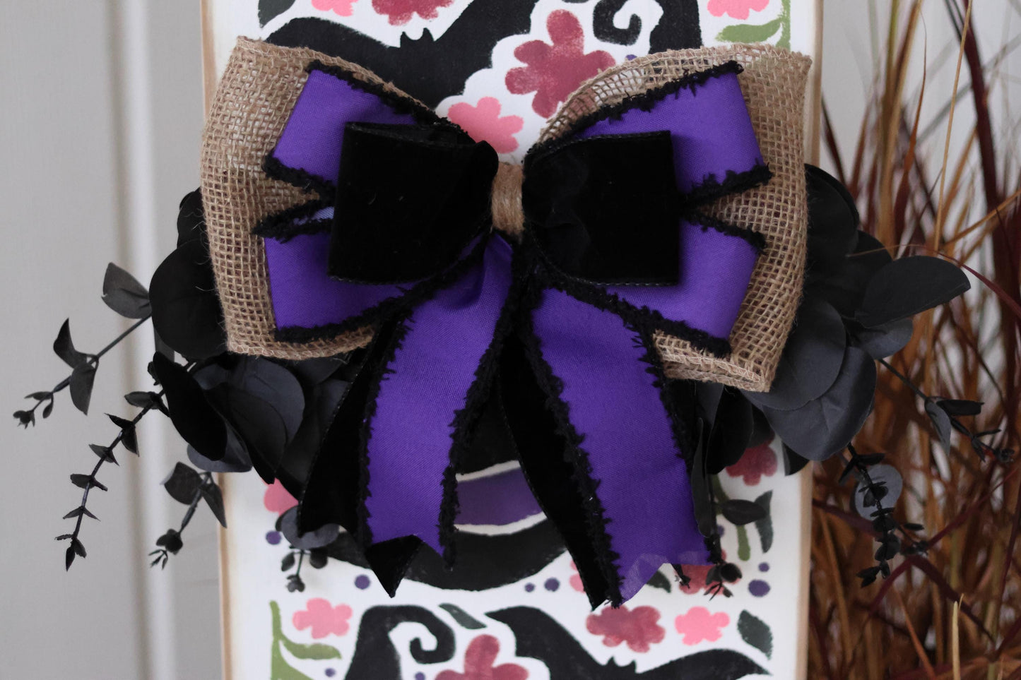 Witches Welcome Halloween Porch Leaner