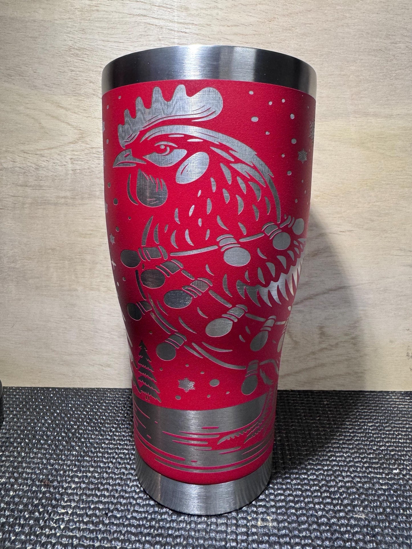 30 Ounce Hogg Rooster Christmas