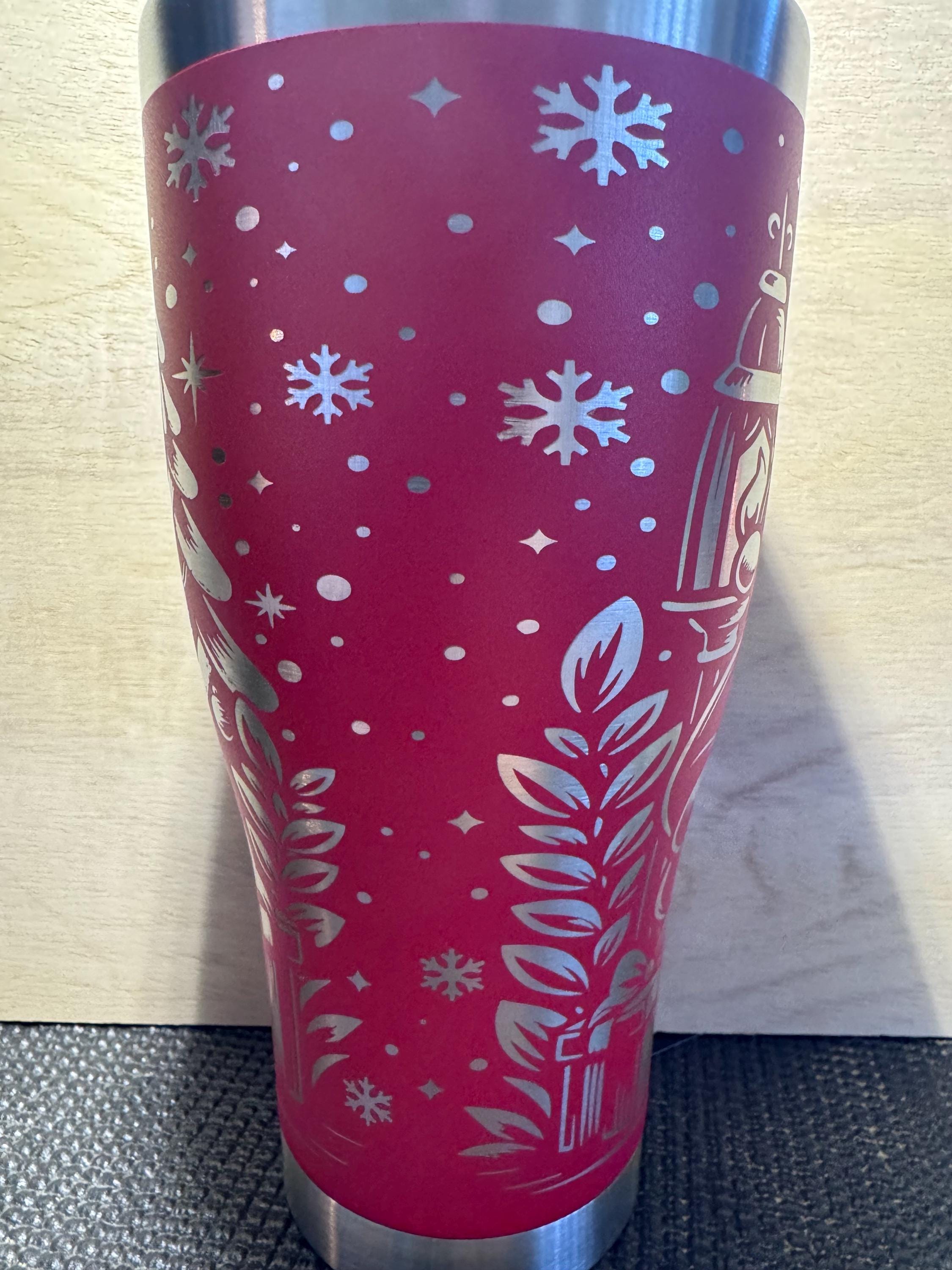 30 Ounce Hogg Santa 2 Tumbler Red