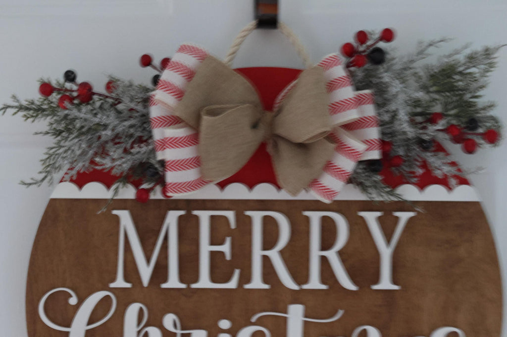 Merry Christmas Door Sign