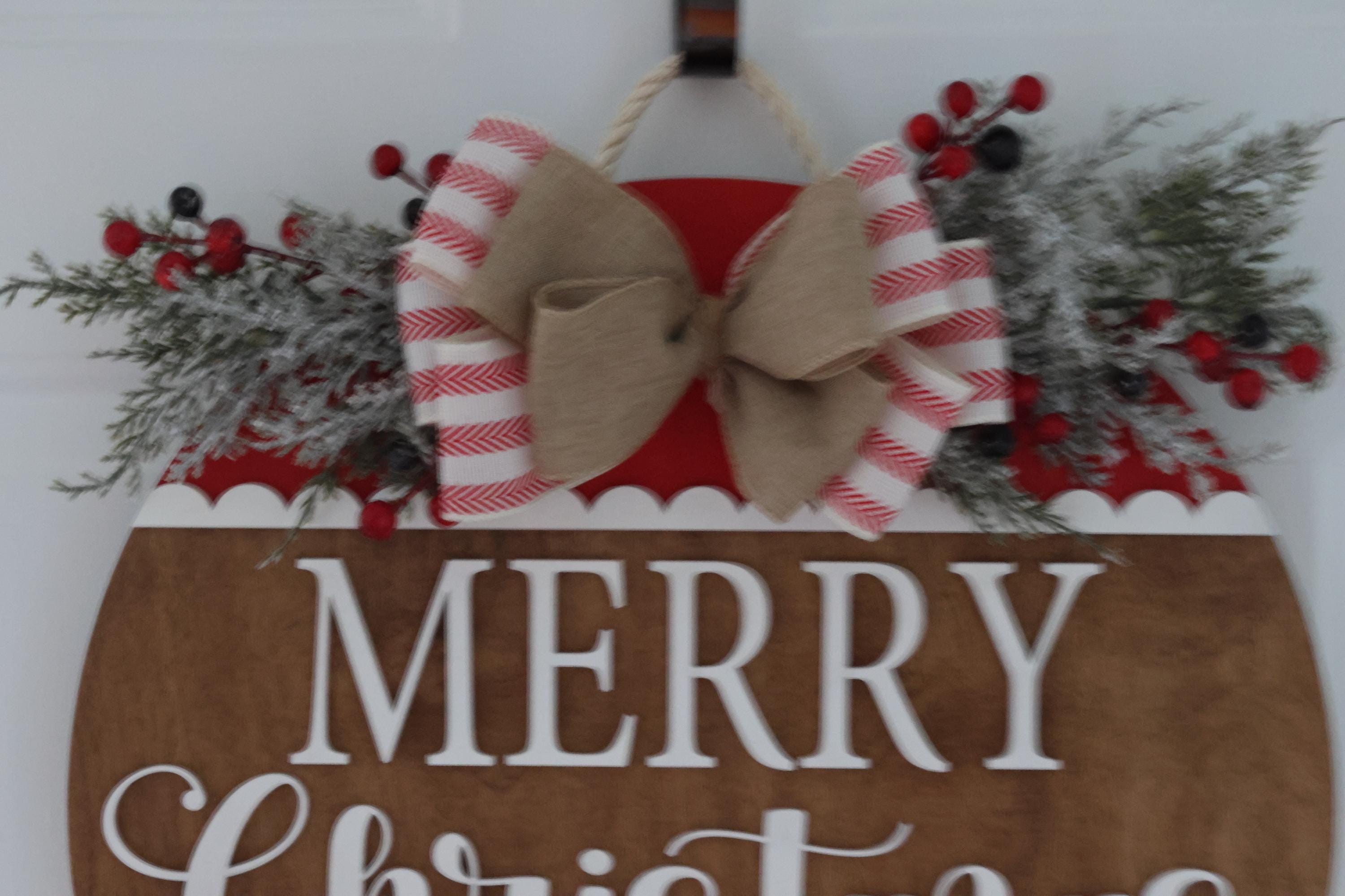 Merry Christmas Door Sign