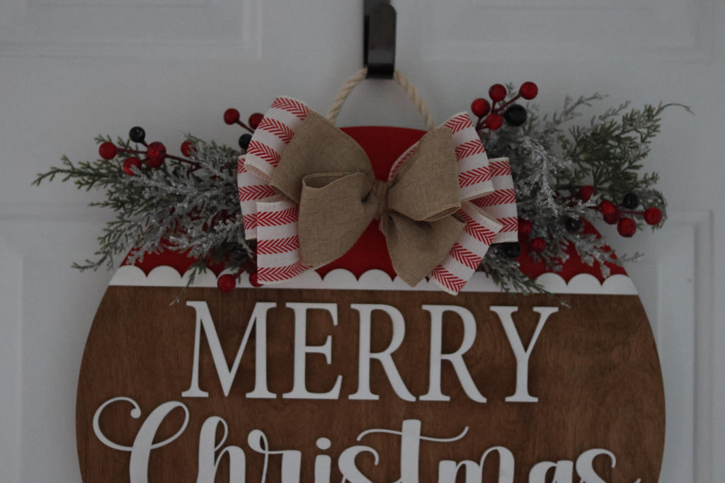 Merry Christmas Door Sign
