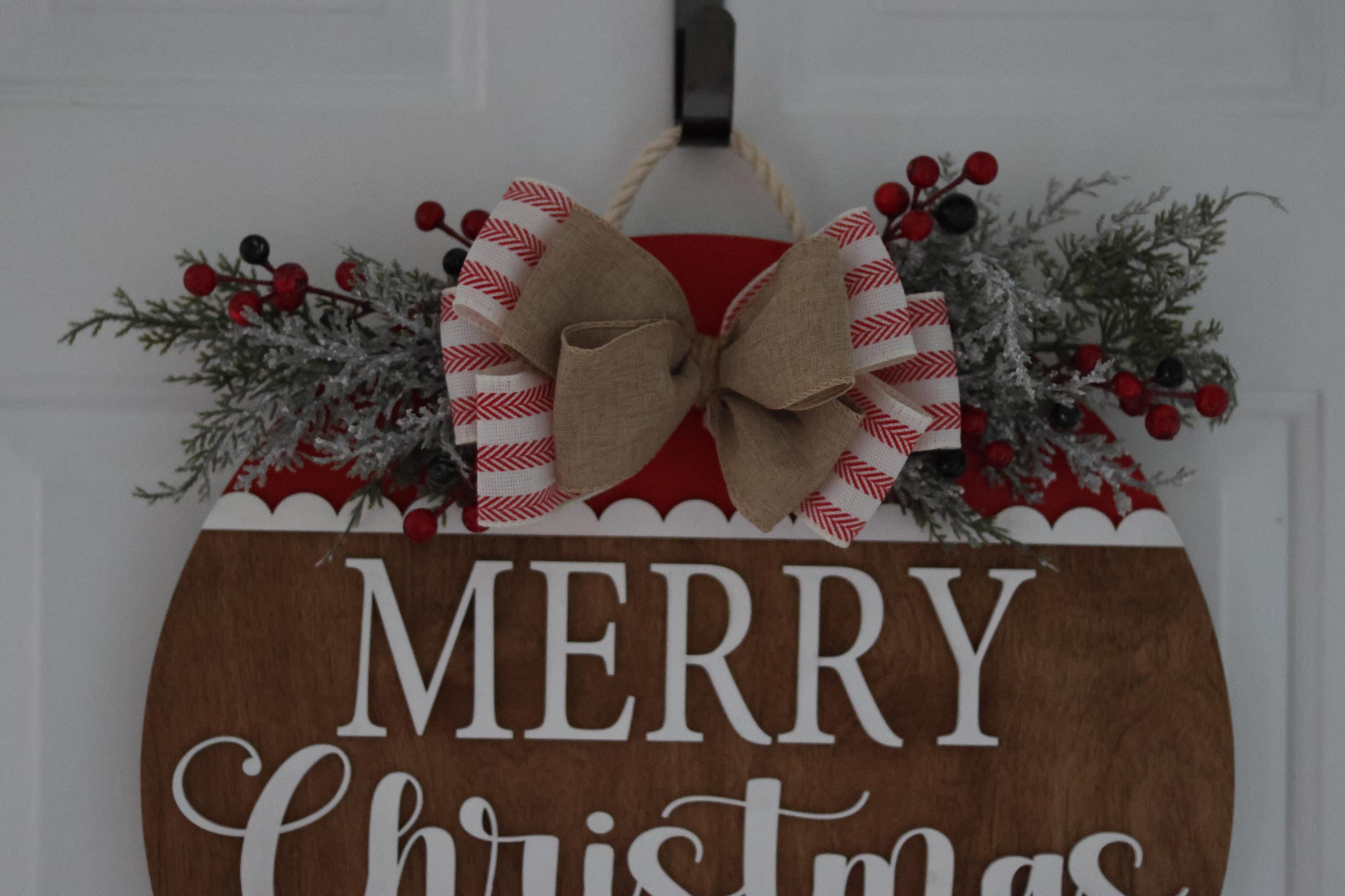 Merry Christmas Door Sign