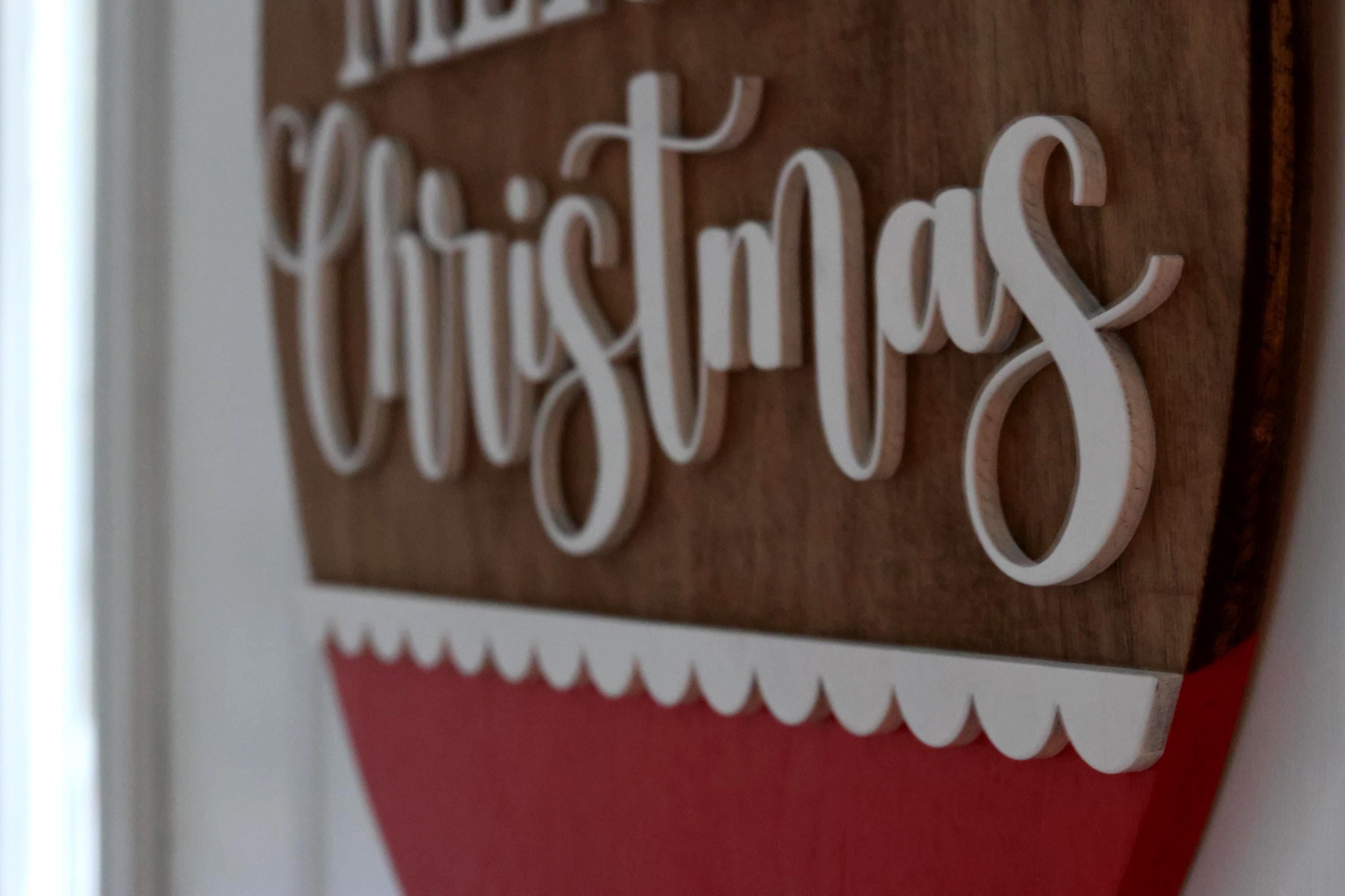 Merry Christmas Door Sign