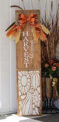 Harvest Blessings Porch Leaner Sign