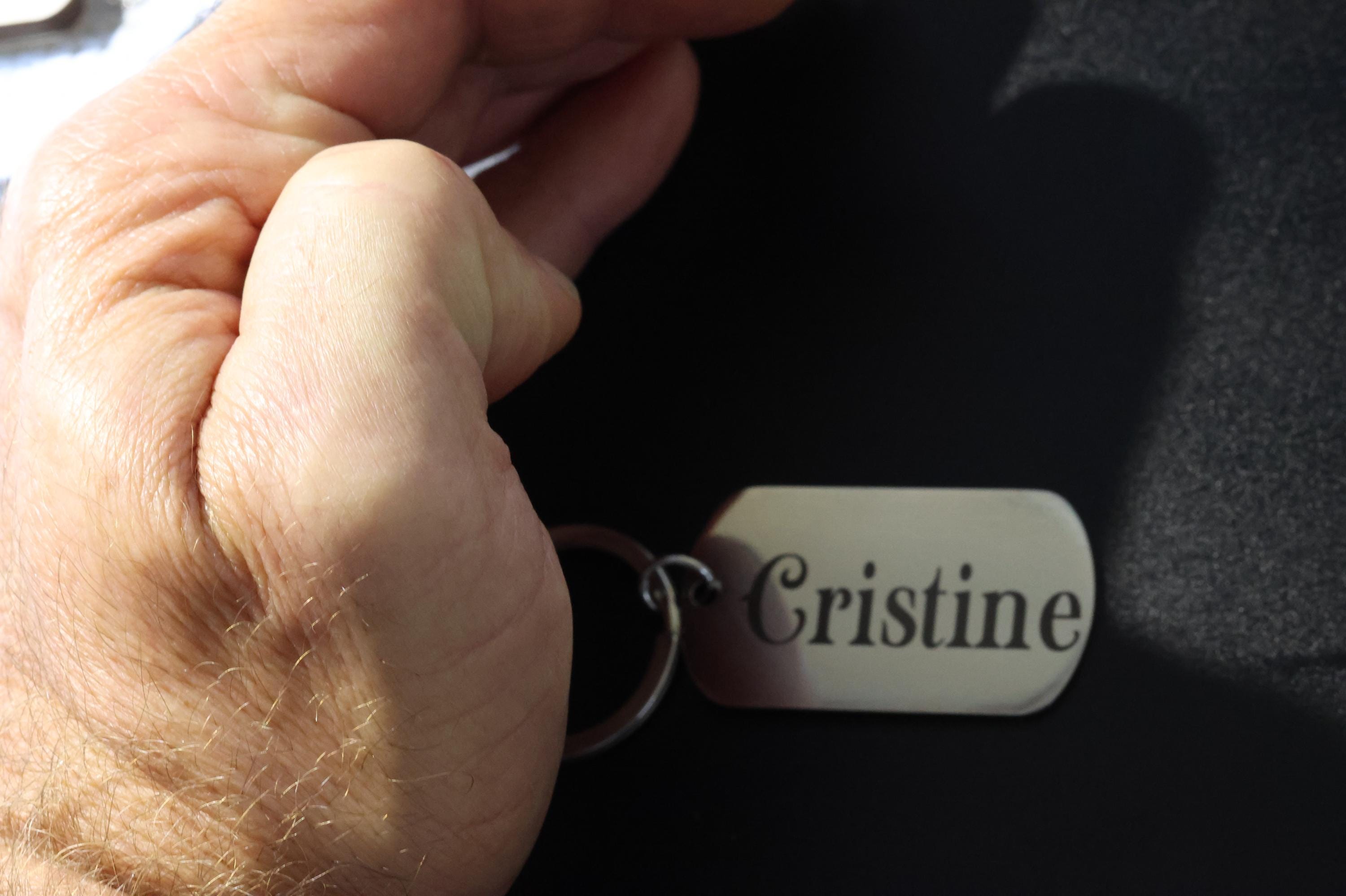 Custom Engraved Stainless Keychains and Bookmarkers