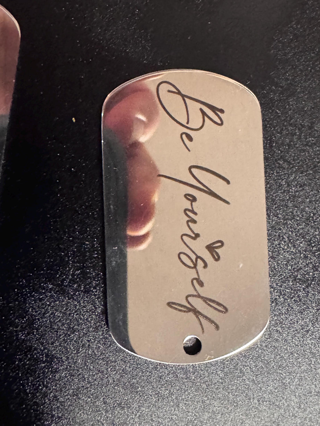 Custom Laser Engraved Stainless Steel Keychain  Personalized Name, Logo, or Message  Gift for Him or Her, Minimalist Metal Key Ring, Custom