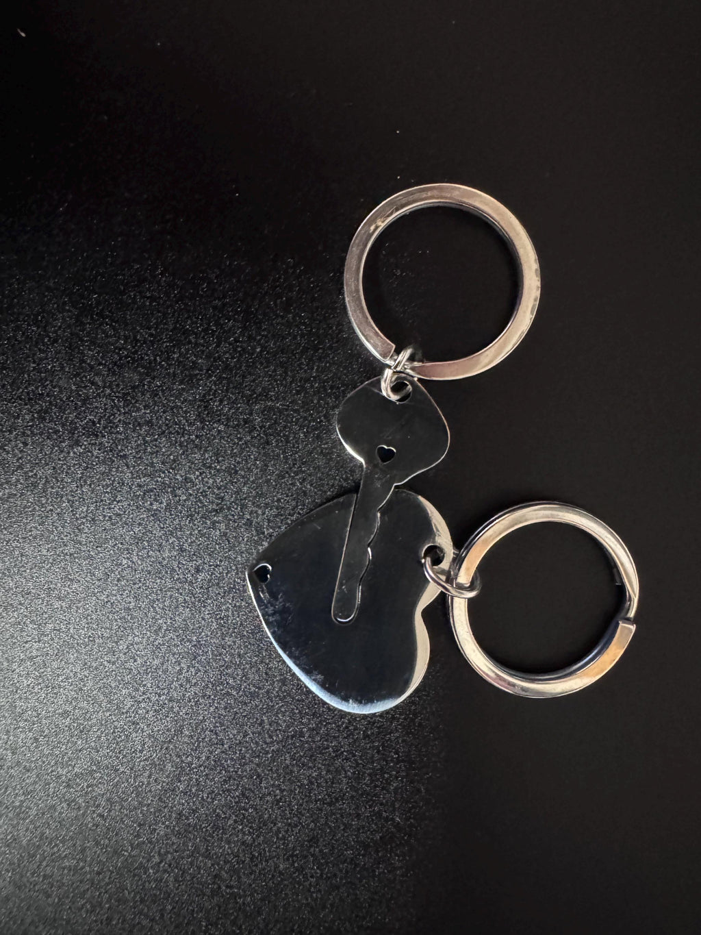Custom Laser Engraved Stainless Steel Keychain  Personalized Name, Logo, or Message  Gift for Him or Her, Minimalist Metal Key Ring, Custom