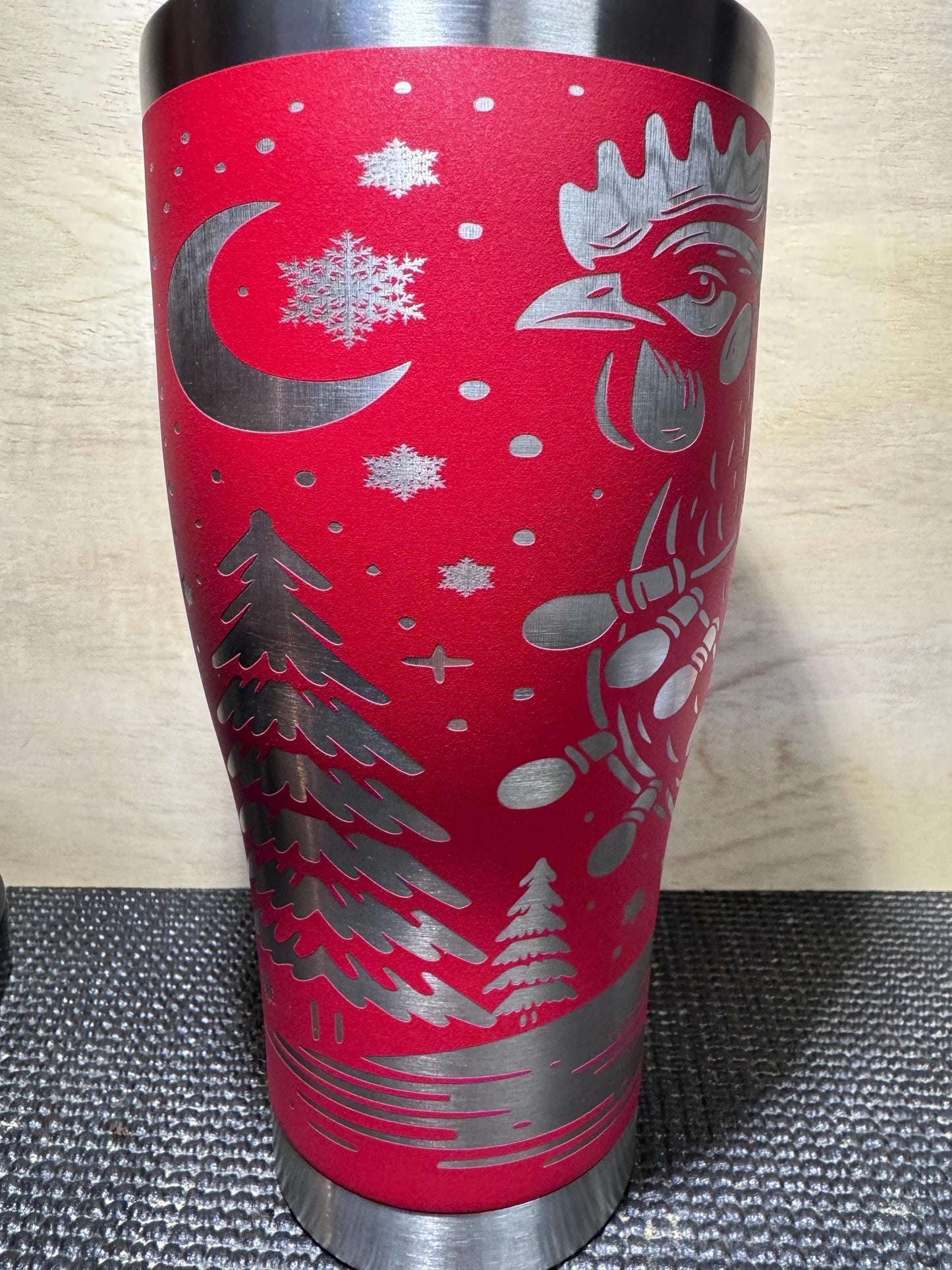 30 Ounce Hogg Rooster Christmas