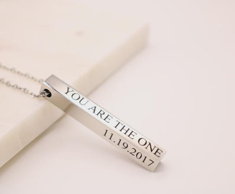 Vertical Bar Necklace