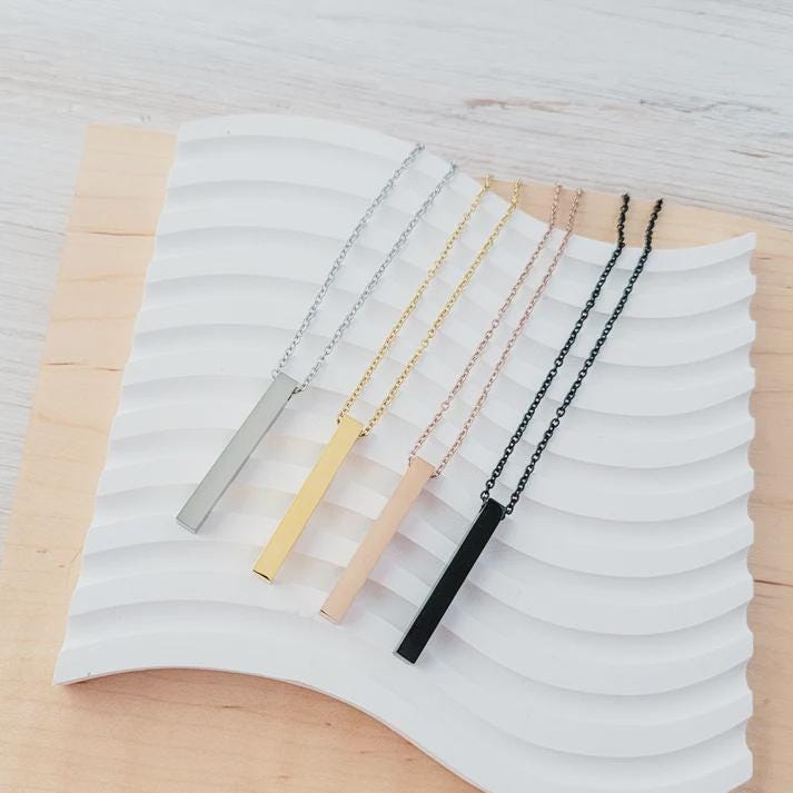 Vertical Bar Necklace