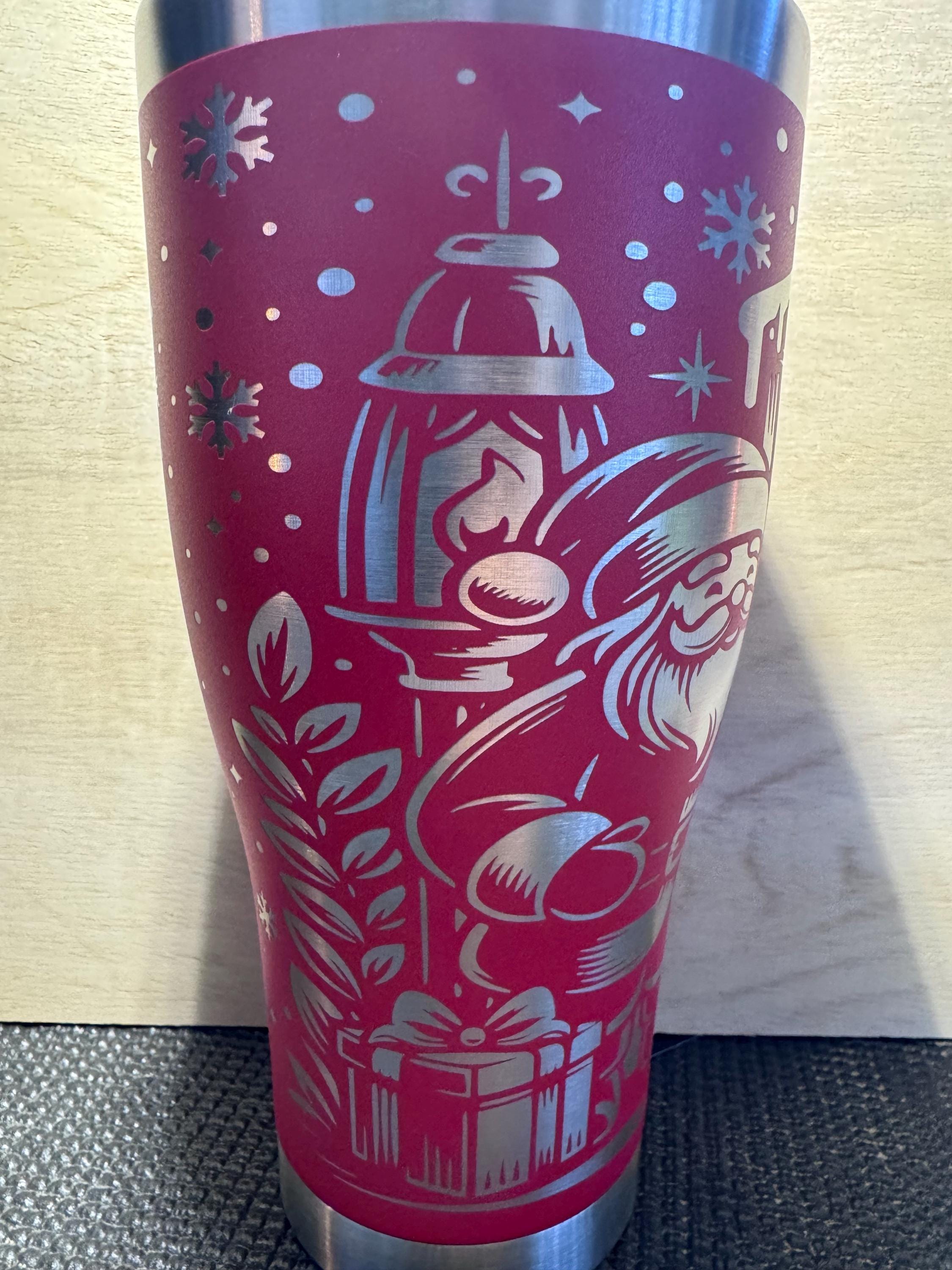 30 Ounce Hogg Santa 2 Tumbler Red