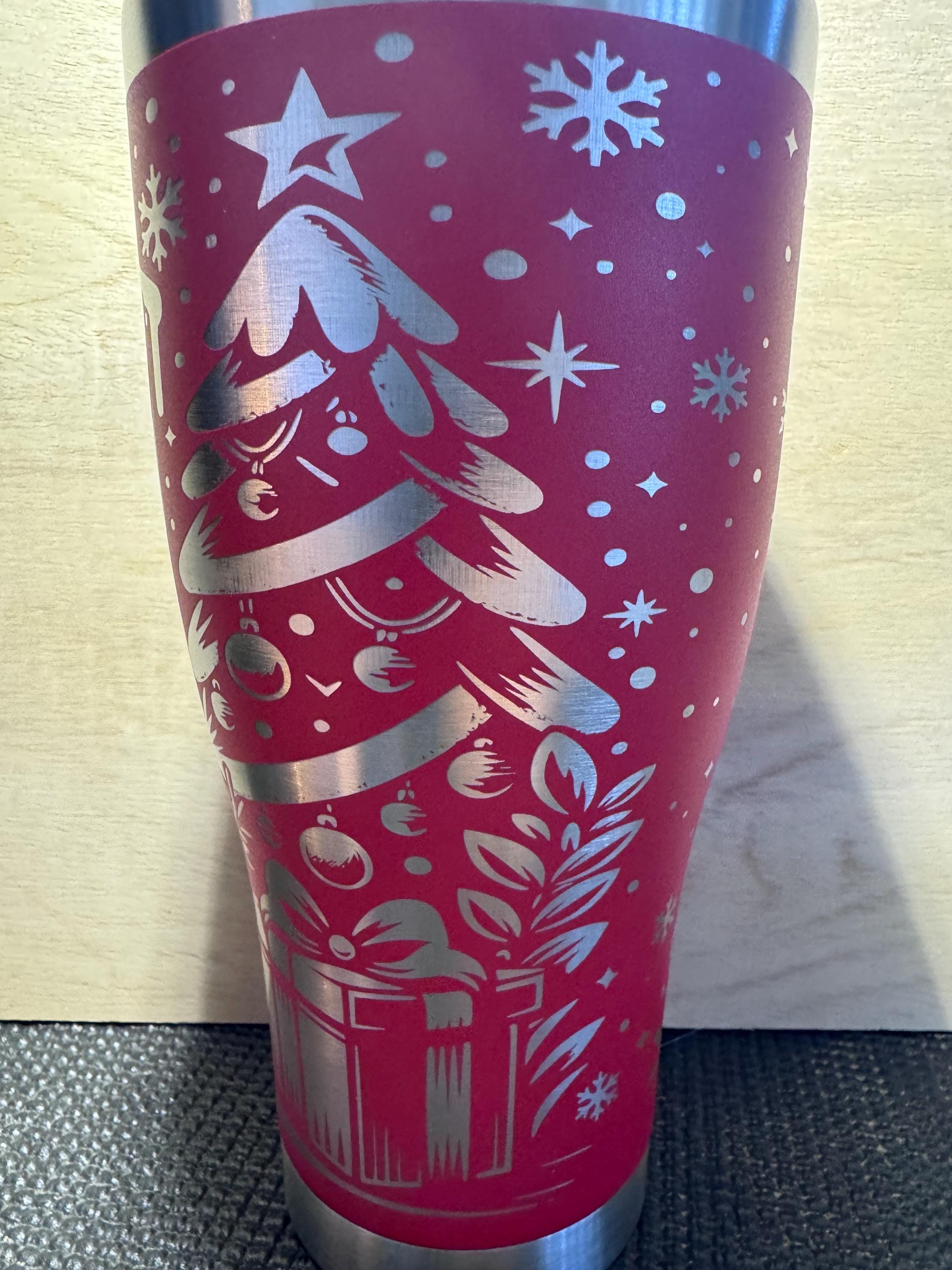 30 Ounce Hogg Santa 2 Tumbler Red