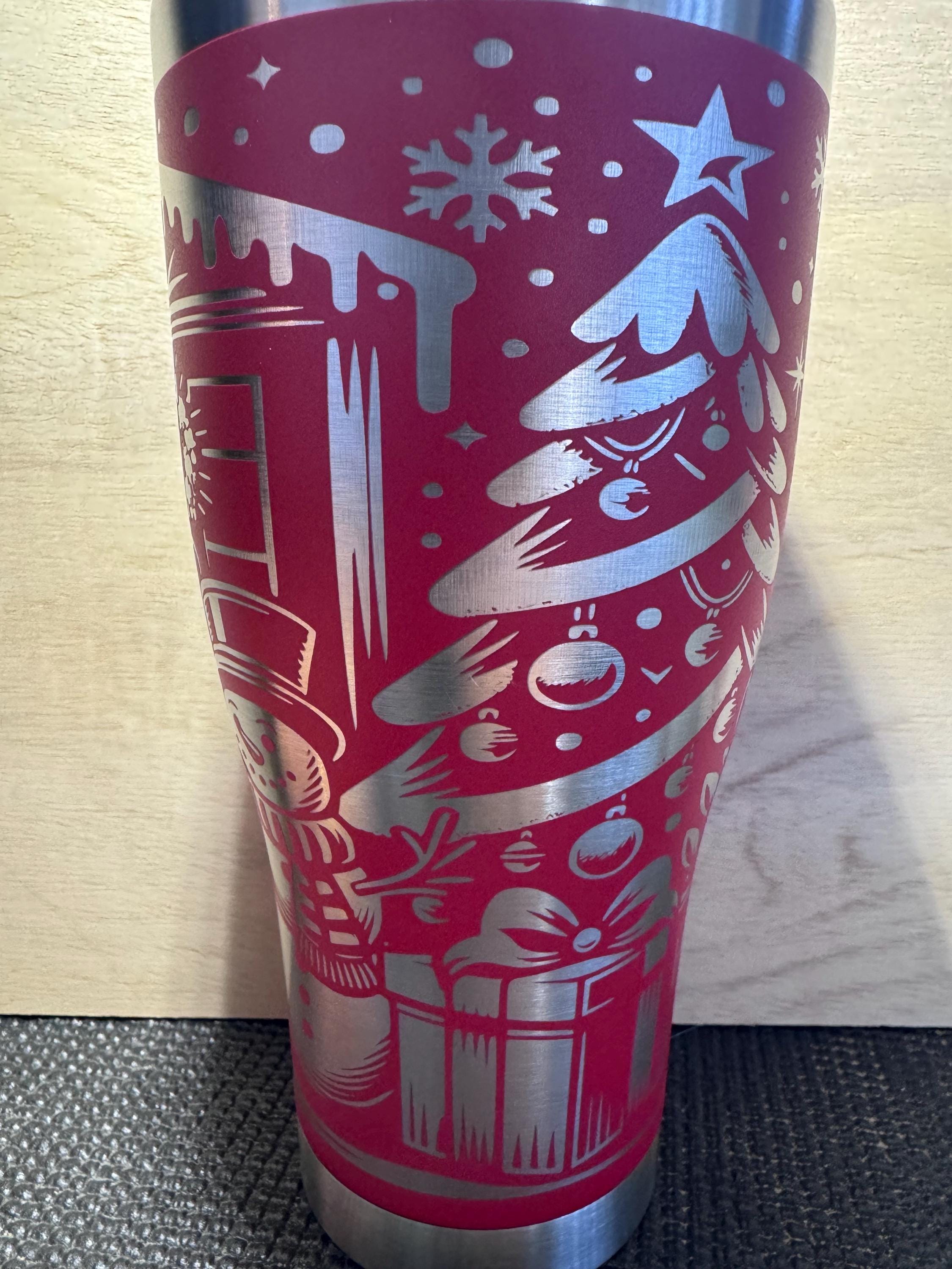 30 Ounce Hogg Santa 2 Tumbler Red