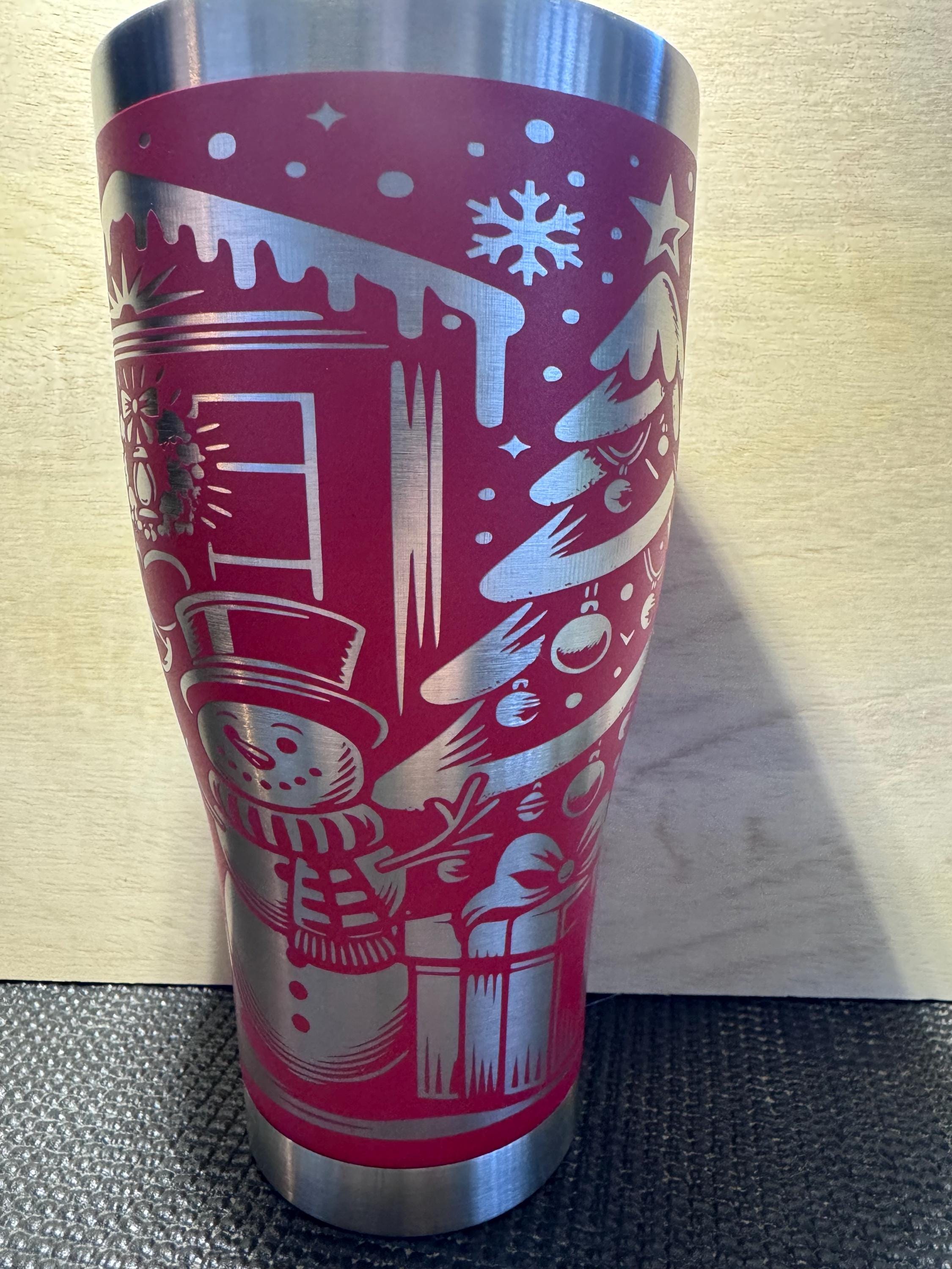 30 Ounce Hogg Santa 2 Tumbler Red