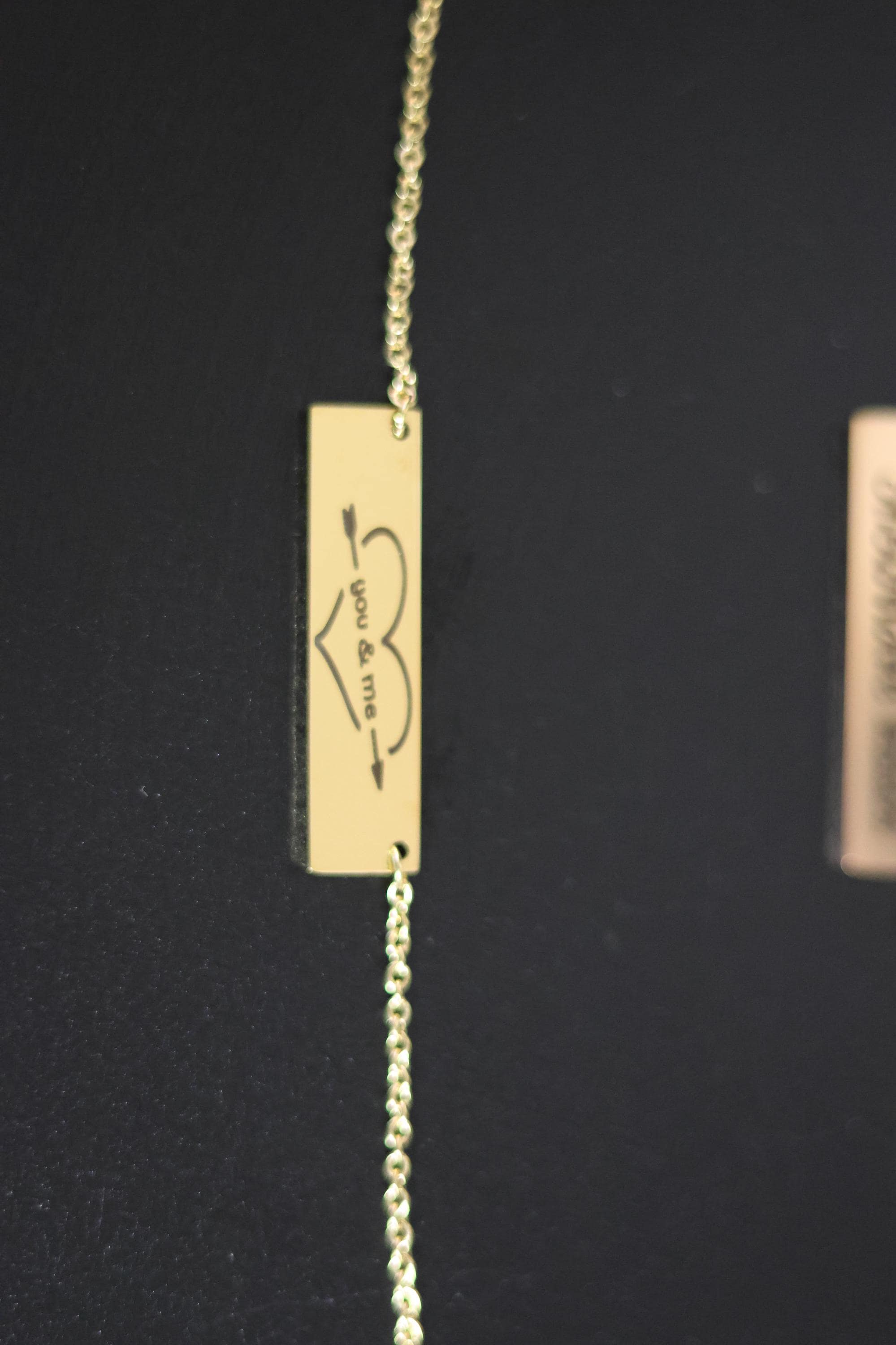 Medium Horizontal Bar Necklace (Silver, Gold, or Rose Gold)