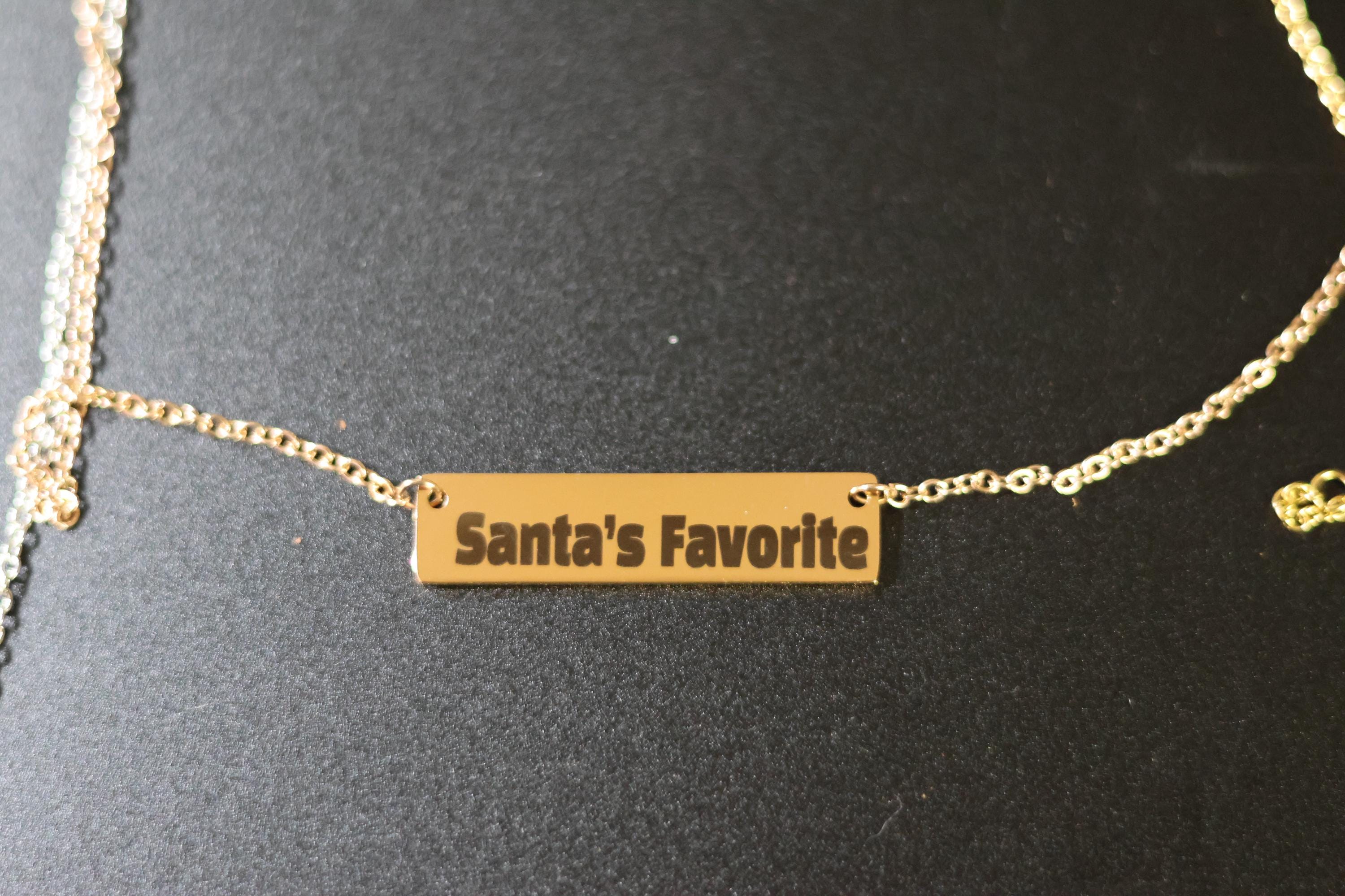 Medium Horizontal Bar Necklace (Silver, Gold, or Rose Gold)