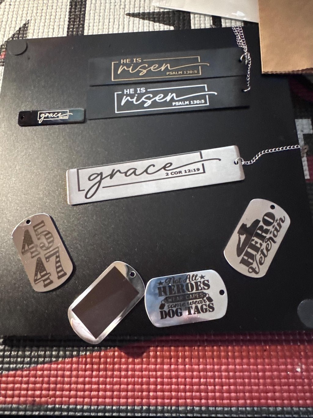 Custom Laser Engraved Stainless Steel Keychain  Personalized Name, Logo, or Message  Gift for Him or Her, Minimalist Metal Key Ring, Custom