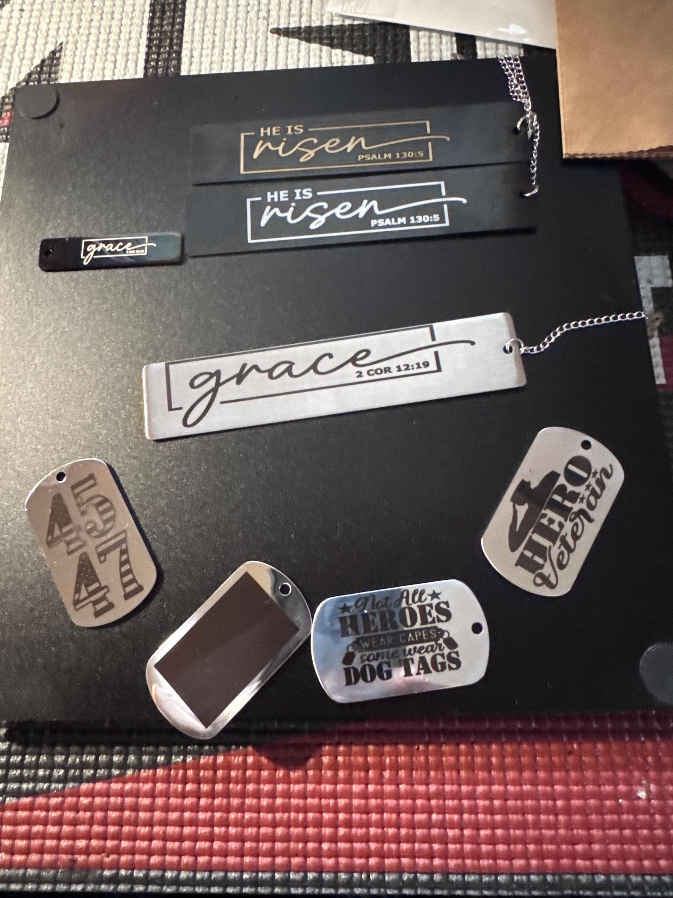 Custom Laser Engraved Stainless Steel Keychain  Personalized Name, Logo, or Message  Gift for Him or Her, Minimalist Metal Key Ring, Custom