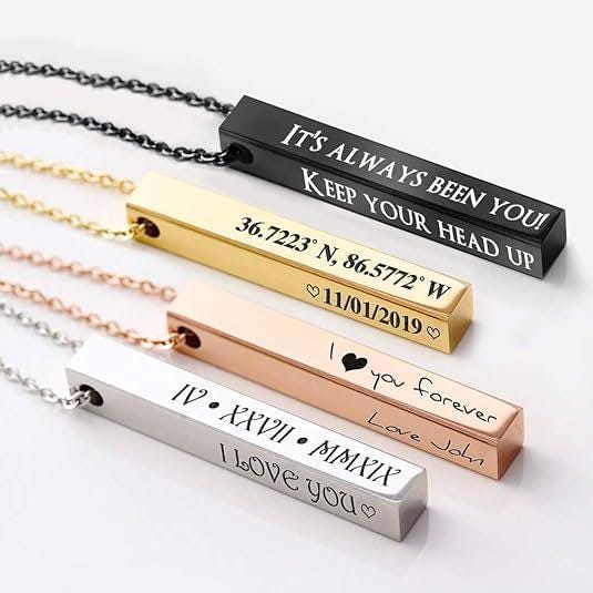 Vertical Bar Necklace