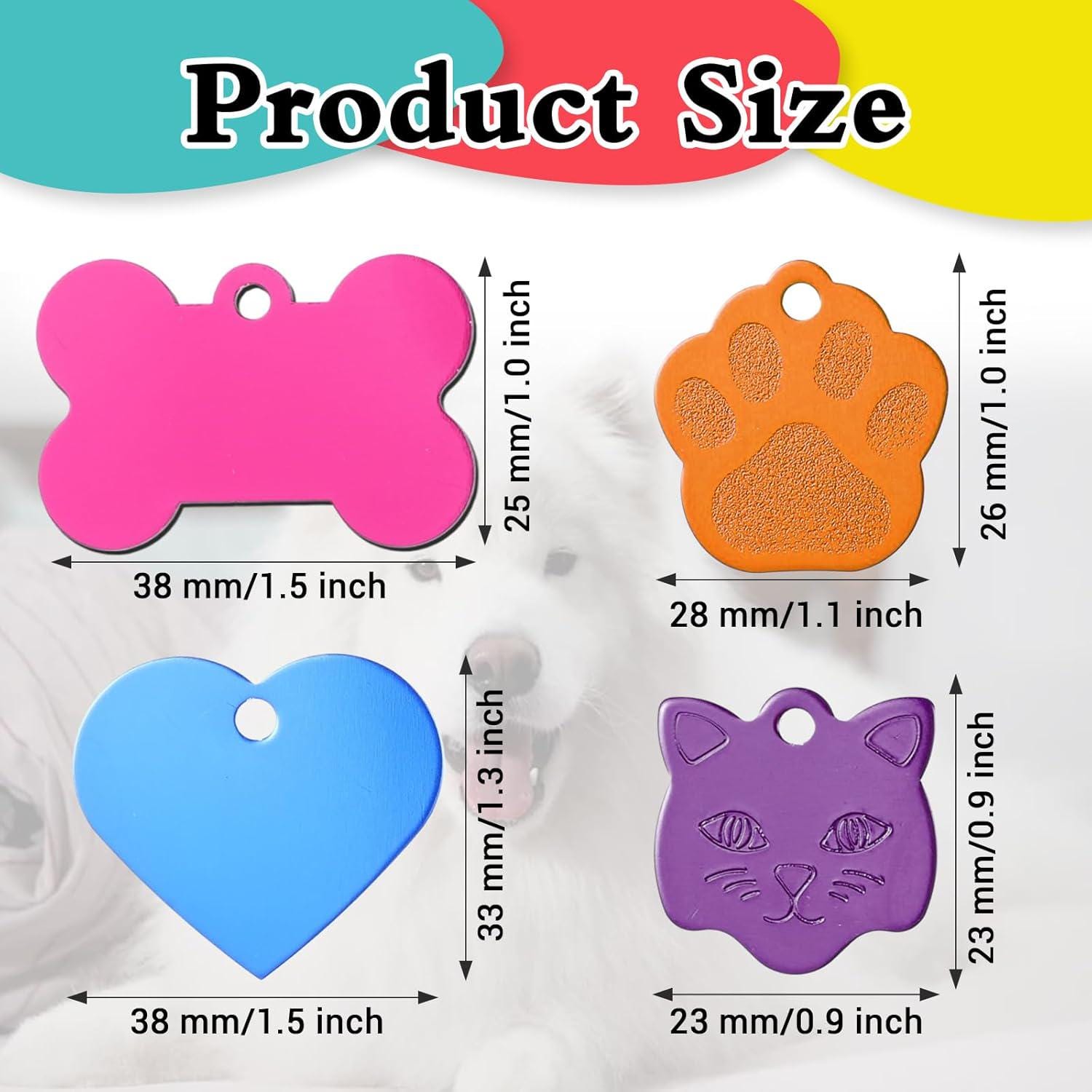 Personalized Metal Pet ID Tags